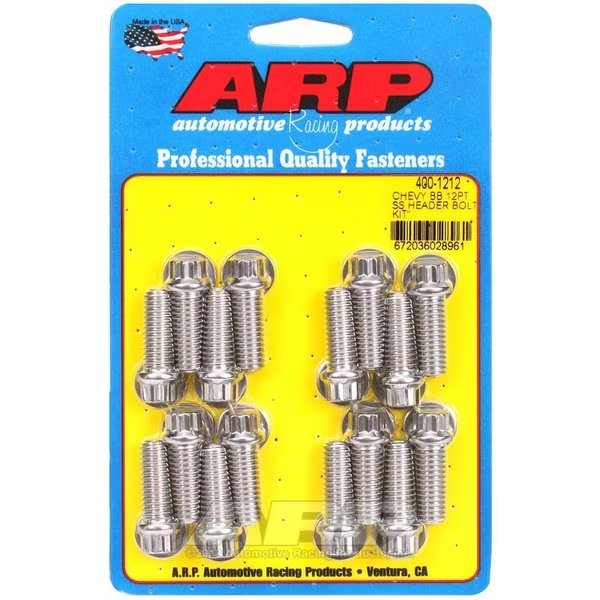 BB CHEVY SS 12PT HEADER BOLT KIT, Arp, Mfr#: 400-1212